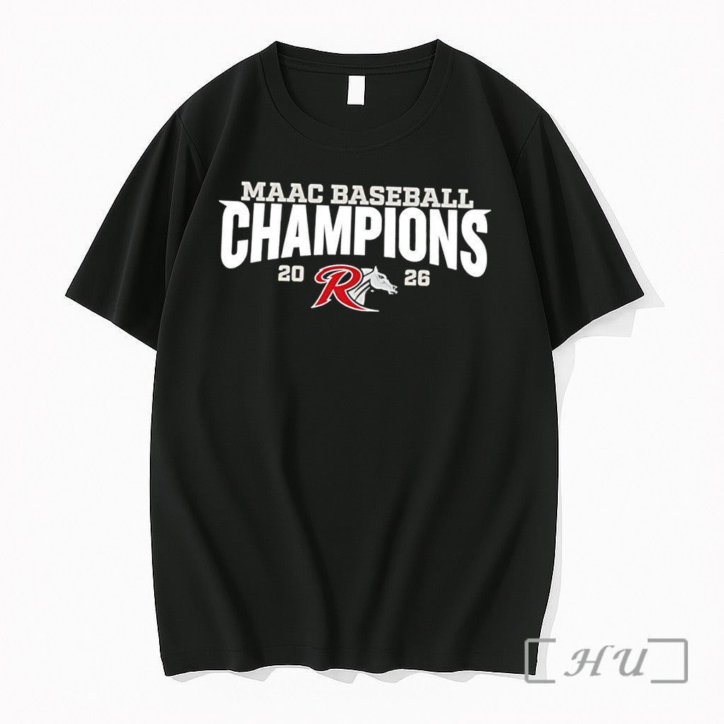 Officials Rider University 2026 Maac Baseball Champions Tee Unisex T-shirt, Sweatshirt, Hoodie, Long Sleeve Tee - T-Shirt, Sweatshirt, Hoodie
