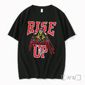 Officials Rise Up Atlanta Football Team Logo Mascot Black Unisex T-shirt, Sweatshirt, Hoodie, Long Sleeve Tee - T-Shirt, Sweatshirt, Hoodie