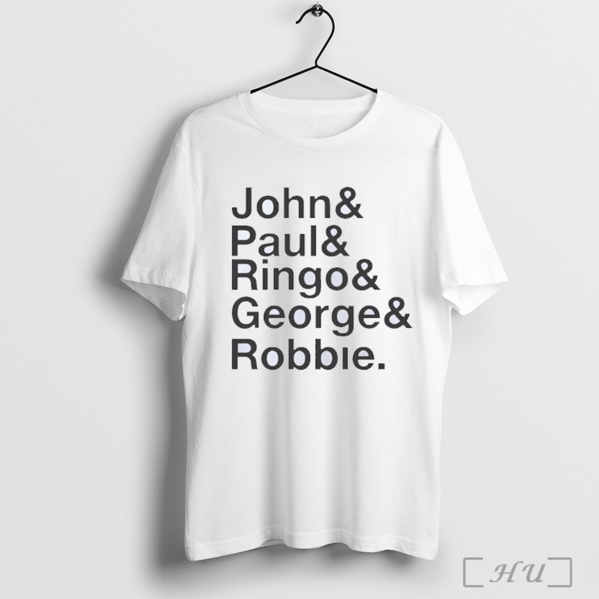 Officials Robbie Williams Wearing John Paul Ringo George Robbie T Shirt Unisex T-shirt, Sweatshirt, Hoodie, Long Sleeve Tee - T-Shirt, Sweatshirt, Hoodie