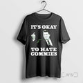 Officials Ronald Reagan Middle Finger Okay Hate Commies T-Shirts, Hoodie, Sweatshirt - T-Shirt, Sweatshirt, Hoodie