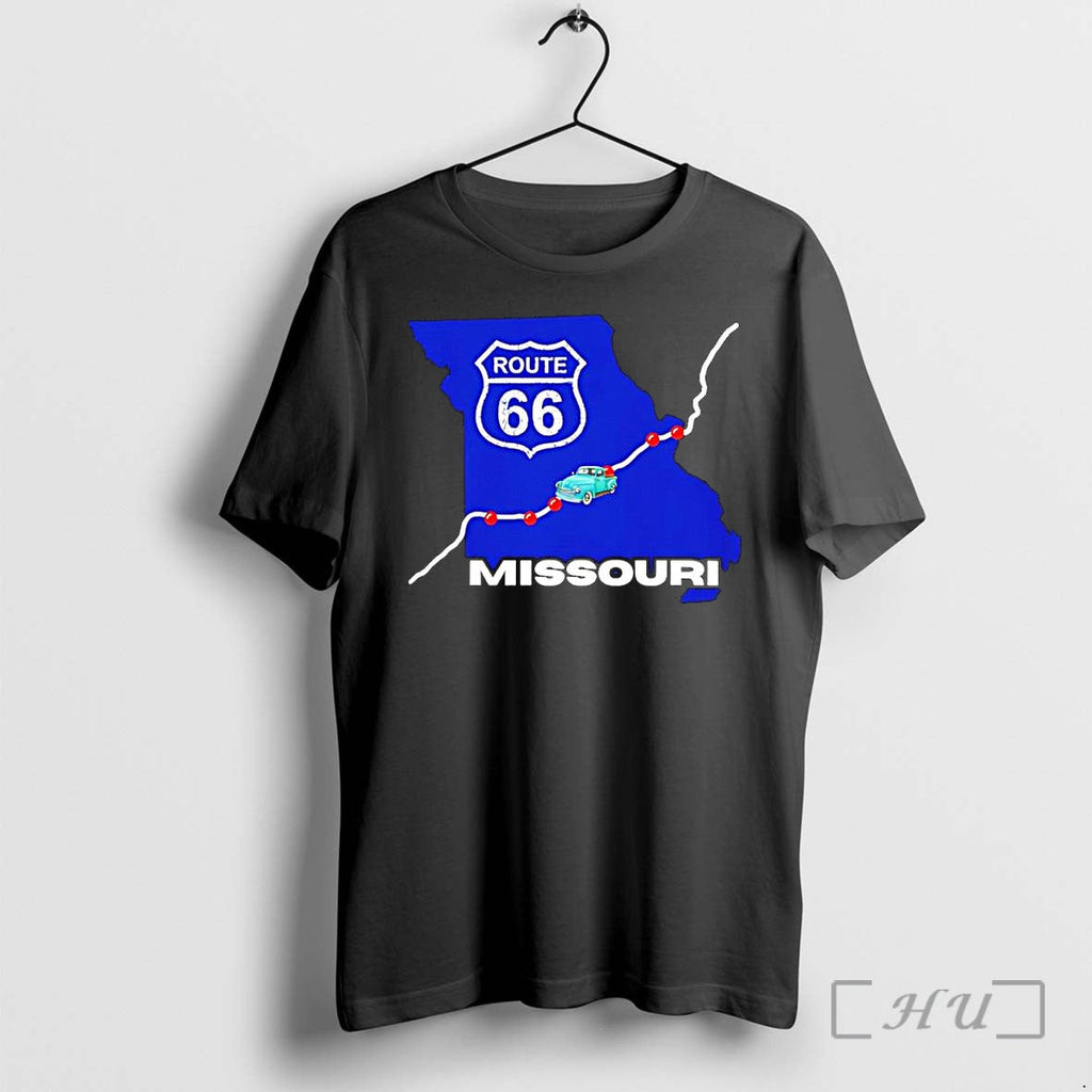 Officials Route 66 Missouri State Map Premium T Shirts Sweater Hoodie Jpg Unisex T-shirt, Sweatshirt, Hoodie, Long Sleeve Tee - T-Shirt, Sweatshirt, Hoodie