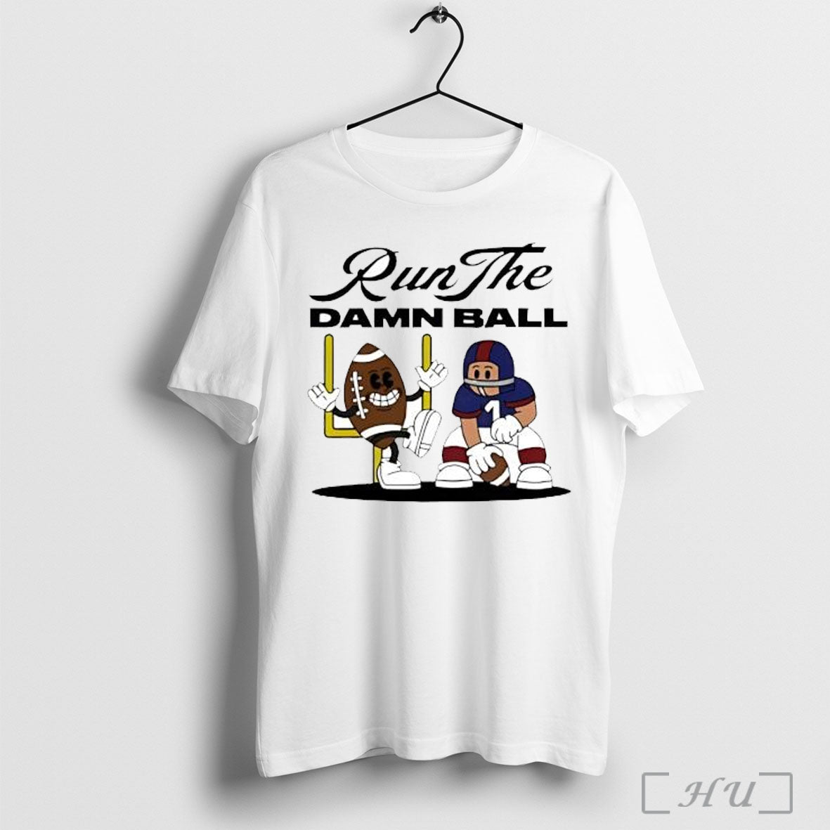 Officials Run The Damn Ball New York Football Graphic T Shirt Unisex T-shirt, Sweatshirt, Hoodie, Long Sleeve Tee - T-Shirt, Sweatshirt, Hoodie