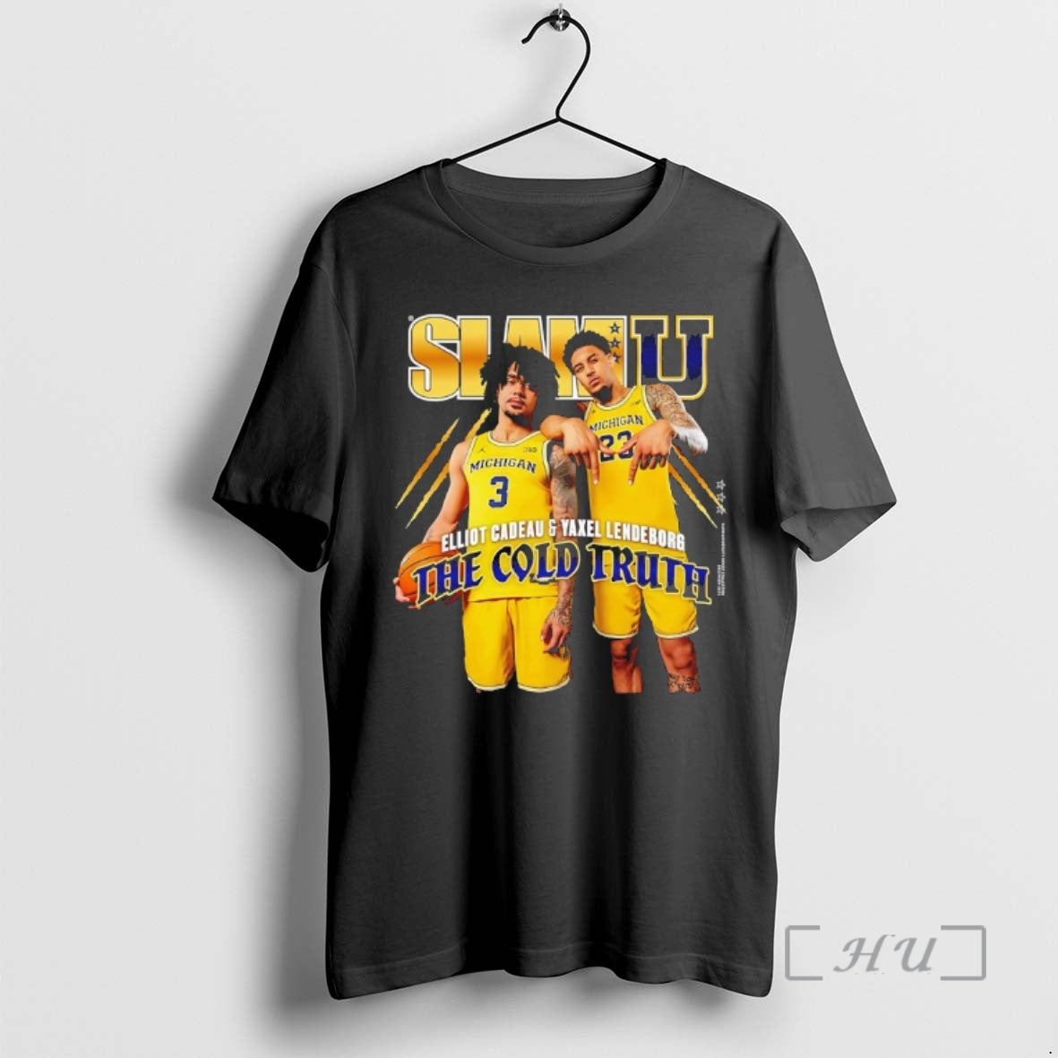 Officials Slamu Michigan Wolverines Yaxel Lendeborg Elliot Cadeau Cold Truth T-Shirts, Hoodie, Sweatshirt - T-Shirt, Sweatshirt, Hoodie