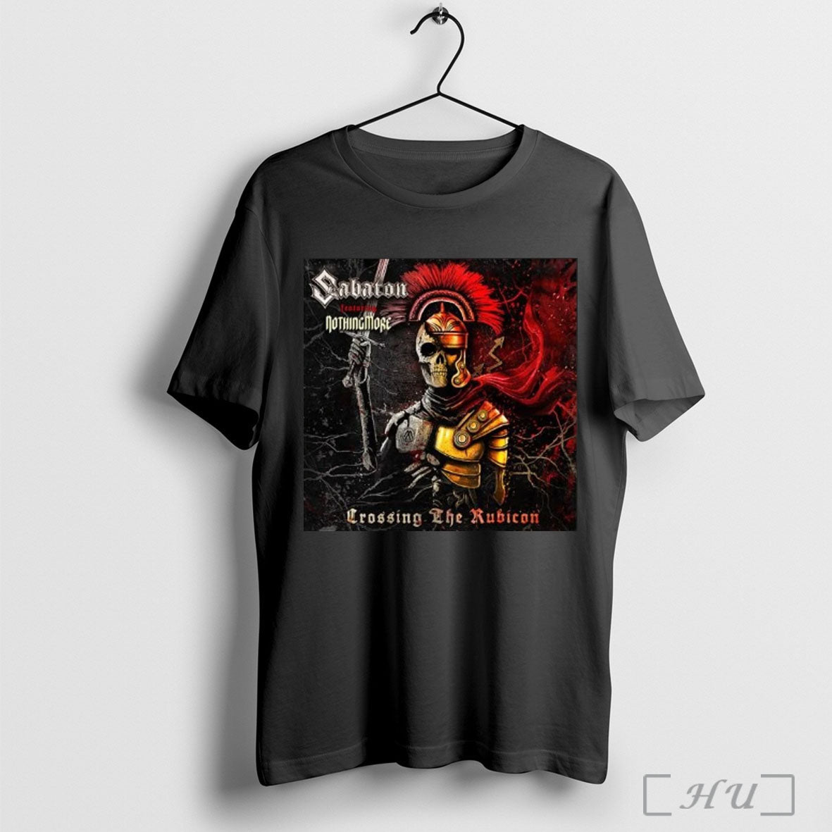 Officials Sabaton Ft Nothing More Crossing The Rubicon Single Cover Art Out On September 12 - T-Shirt, Sweatshirt, Hoodie