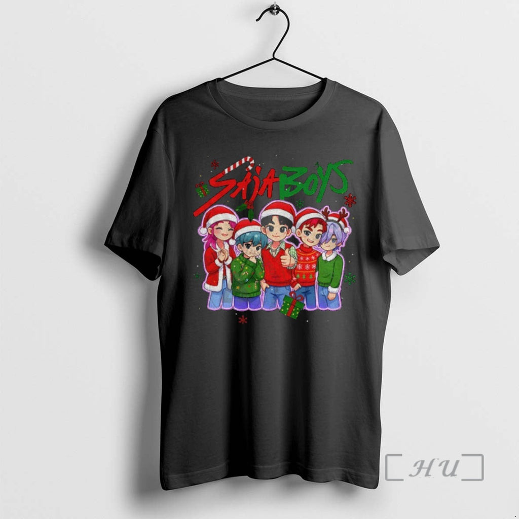 Officials Saja Cartoon Kpop Santa Hats Clipart Merry T-Shirts, Hoodie, Sweatshirt - T-Shirt, Sweatshirt, Hoodie