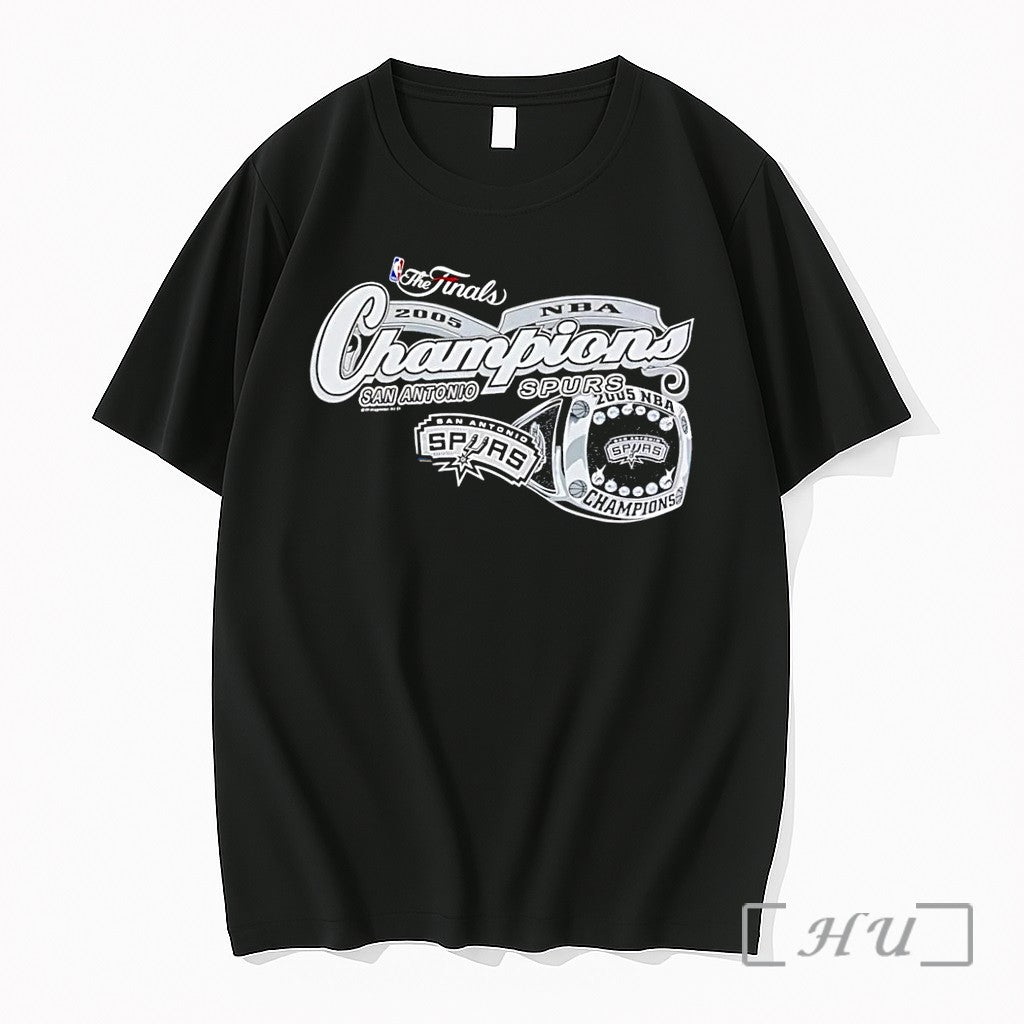 Officials San Antonio Spurs 2005 Nba Finals Champions Black Unisex T-shirt, Sweatshirt, Hoodie, Long Sleeve Tee - T-Shirt, Sweatshirt, Hoodie