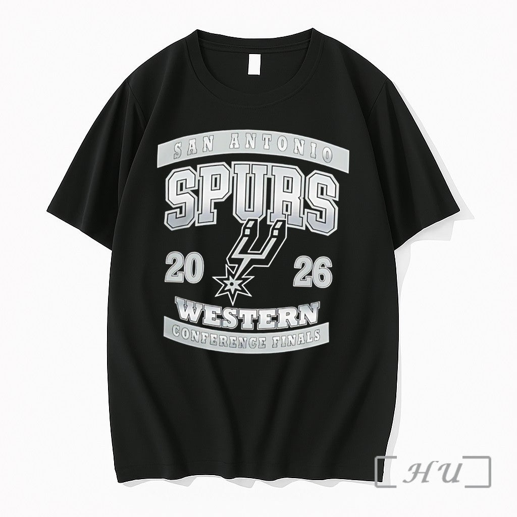 Officials San Antonio Spurs 2026 West Conference Finals Tee Unisex T-shirt, Sweatshirt, Hoodie, Long Sleeve Tee - T-Shirt, Sweatshirt, Hoodie