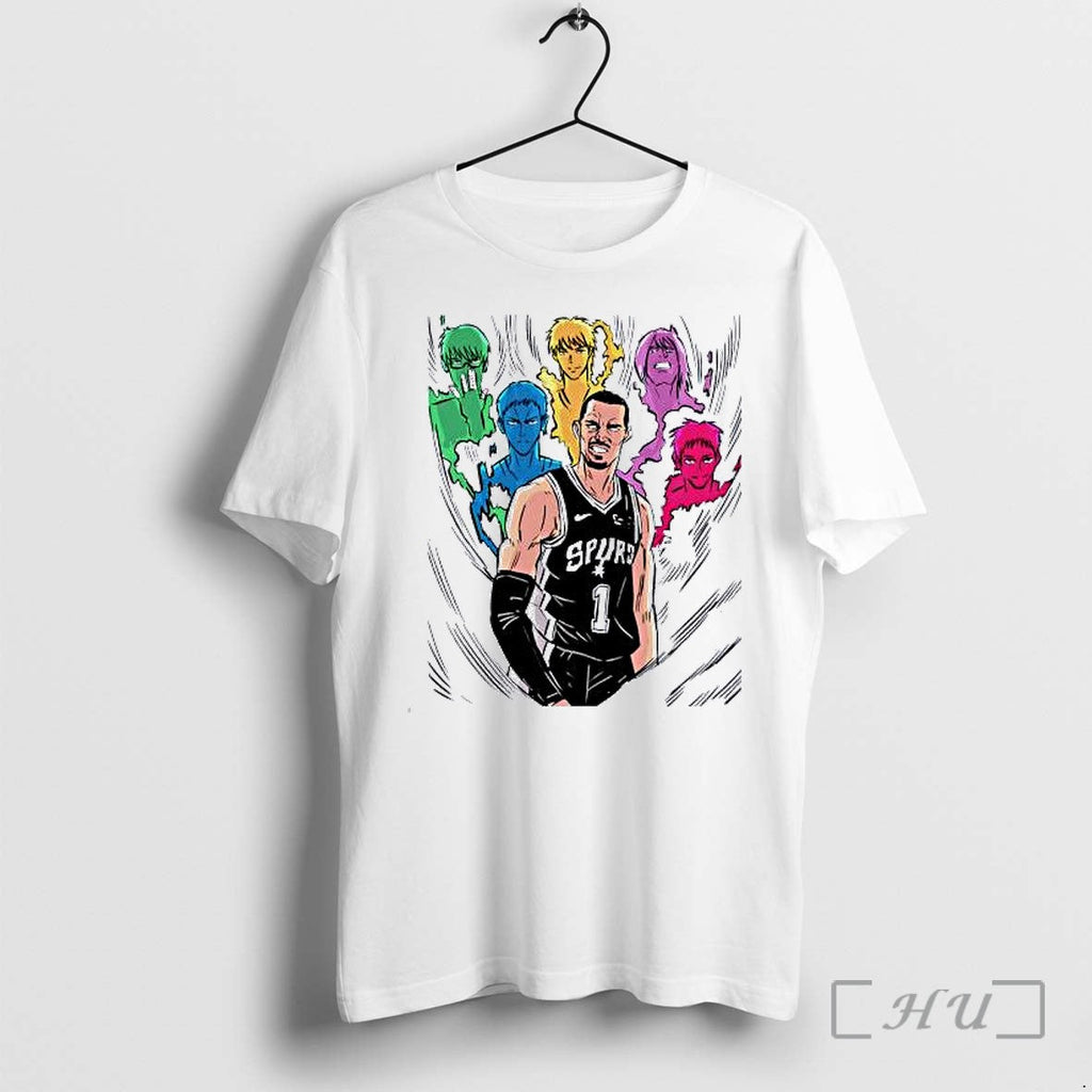 Officials San Antonio Spurs Generation Of Miracles Anime Crossover Basketball Unisex T-shirt, Sweatshirt, Hoodie, Long Sleeve Tee - T-Shirt, Sweatshirt, Hoodie