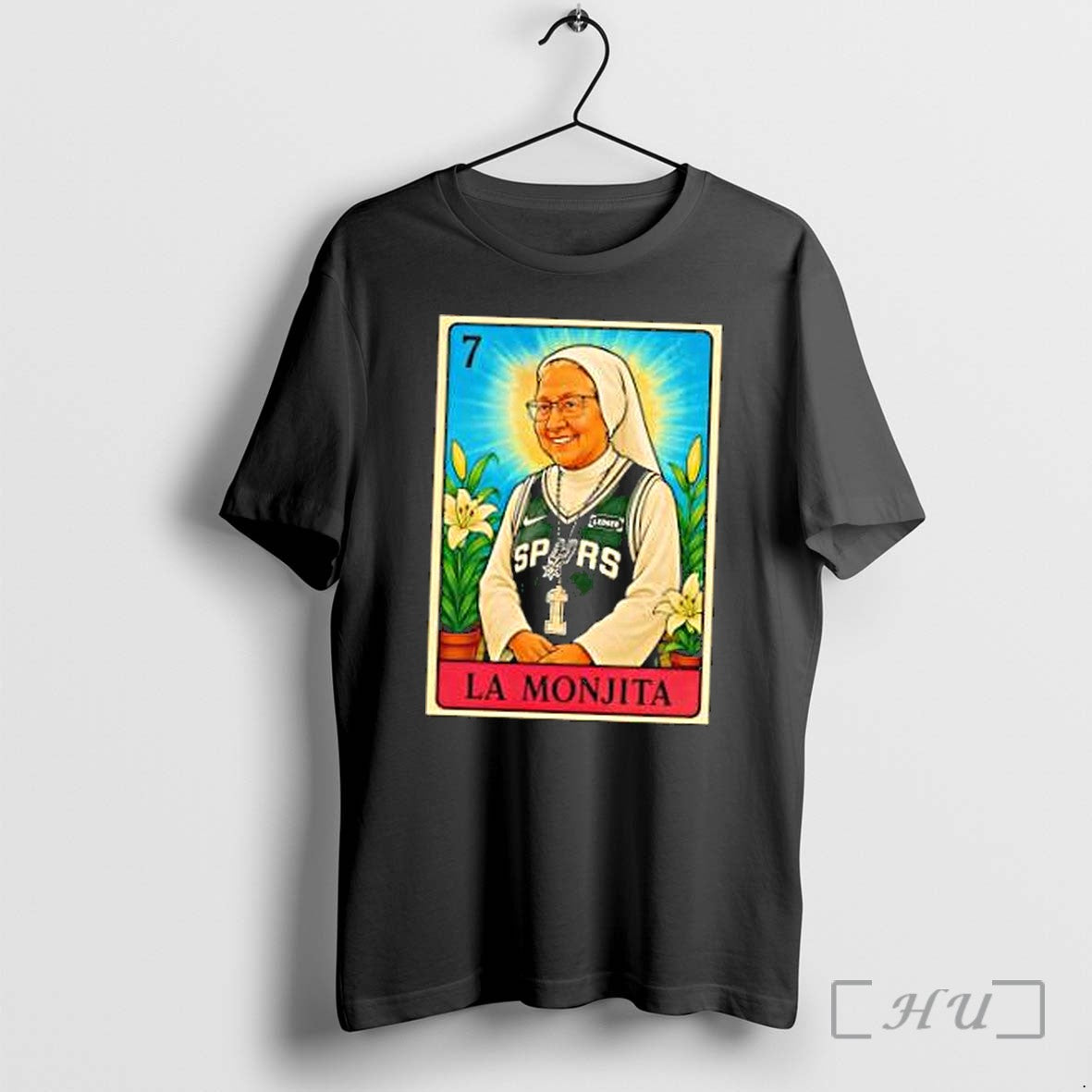 Officials San Antonio Spurs La Monjita Premium T Shirts Sweater Hoodie Jpg Unisex T-shirt, Sweatshirt, Hoodie, Long Sleeve Tee - T-Shirt, Sweatshirt, Hoodie