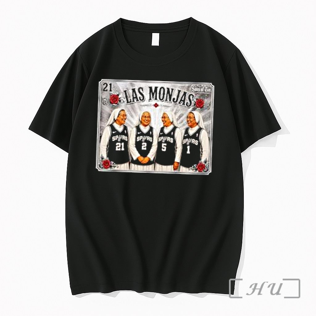 Officials San Antonio Spurs Las Monjas Premium T Shirts Sweater Hoodie Jpg Unisex T-shirt, Sweatshirt, Hoodie, Long Sleeve Tee - T-Shirt, Sweatshirt, Hoodie