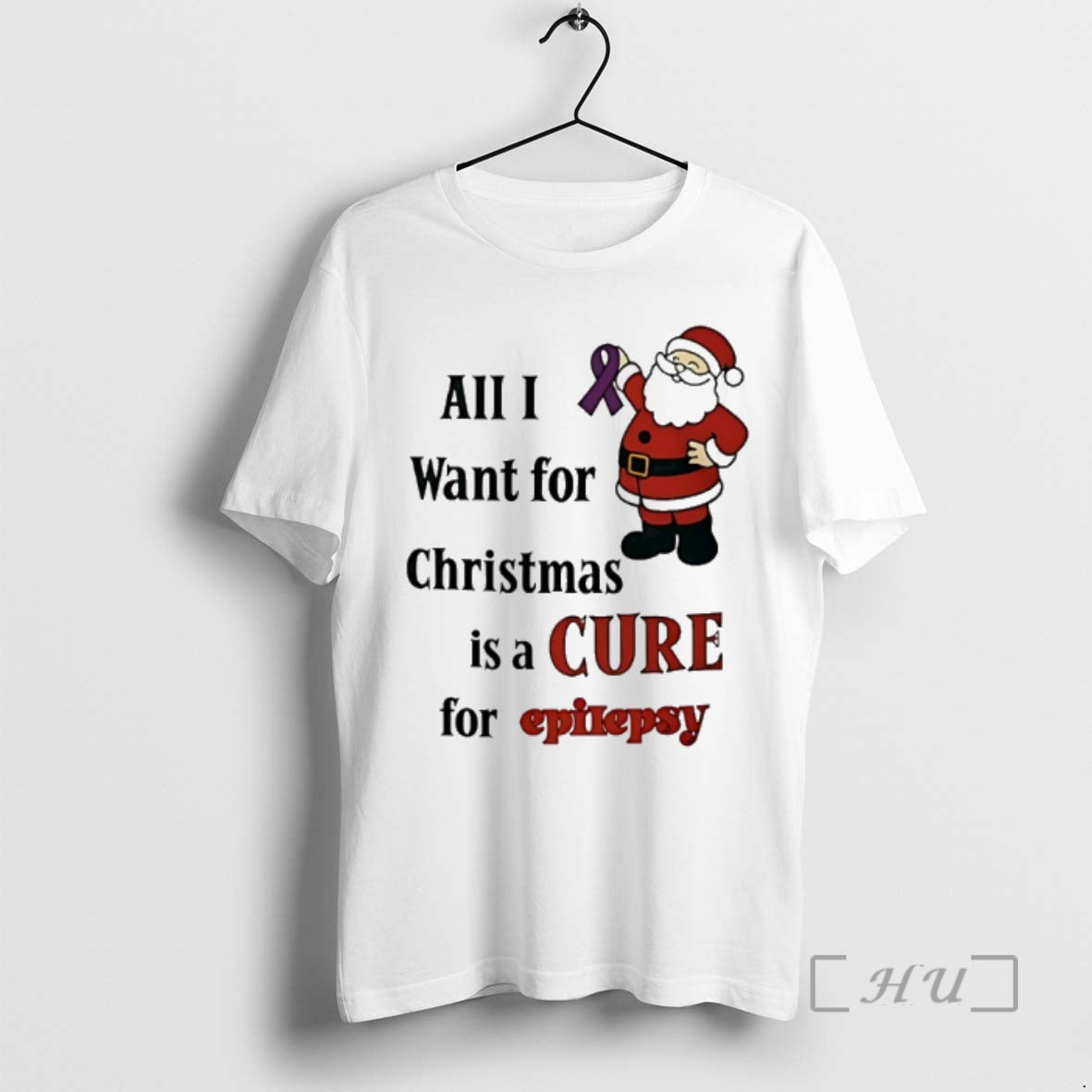 Officials Santa Claus All I Want Is Cure Epilepsy T-Shirts, Hoodie, Sweatshirt - T-Shirt, Sweatshirt, Hoodie