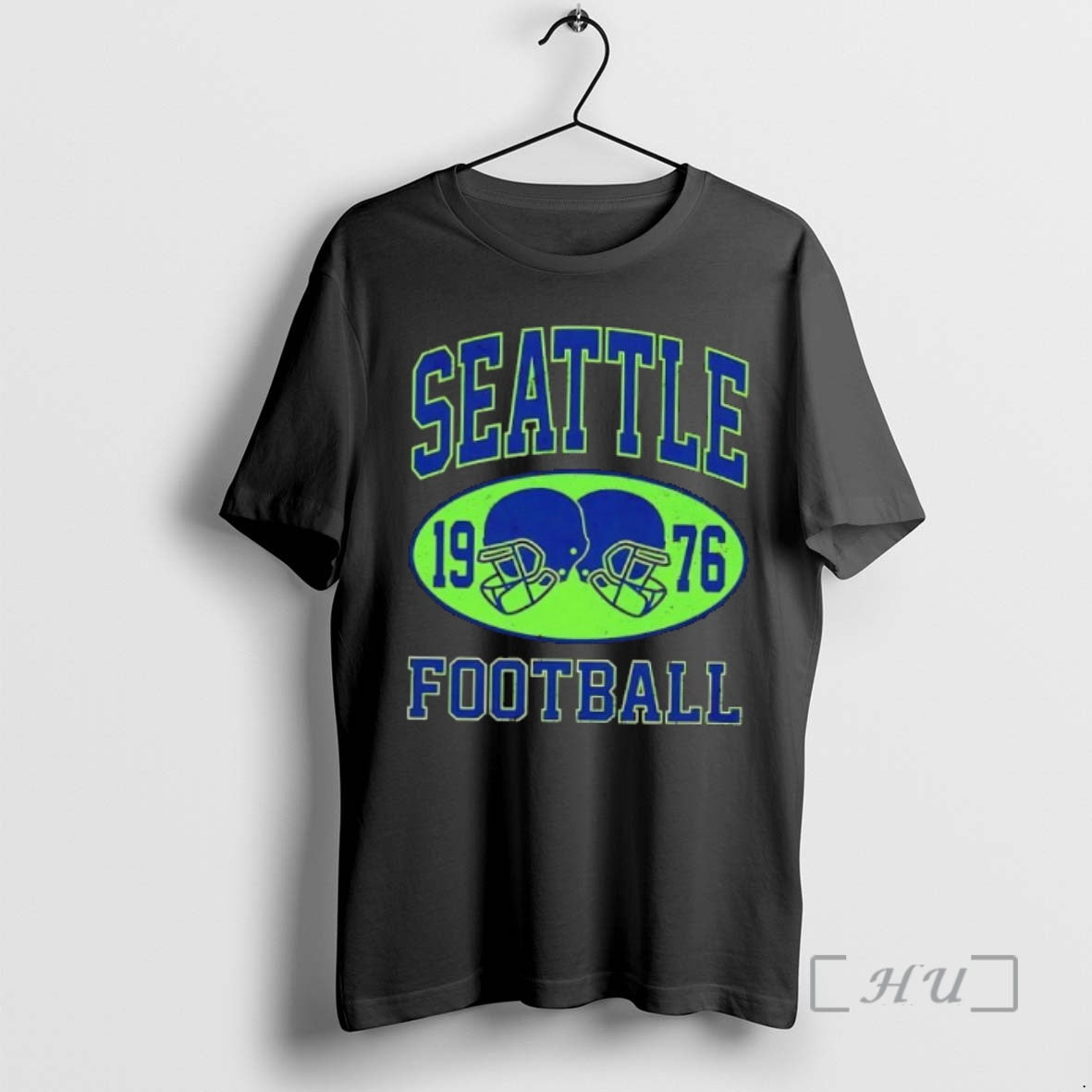 Officials Seattle 1976 Football Vintage Distressed Double Helmet Oval T-Shirts, Hoodie, Sweatshirt - T-Shirt, Sweatshirt, Hoodie