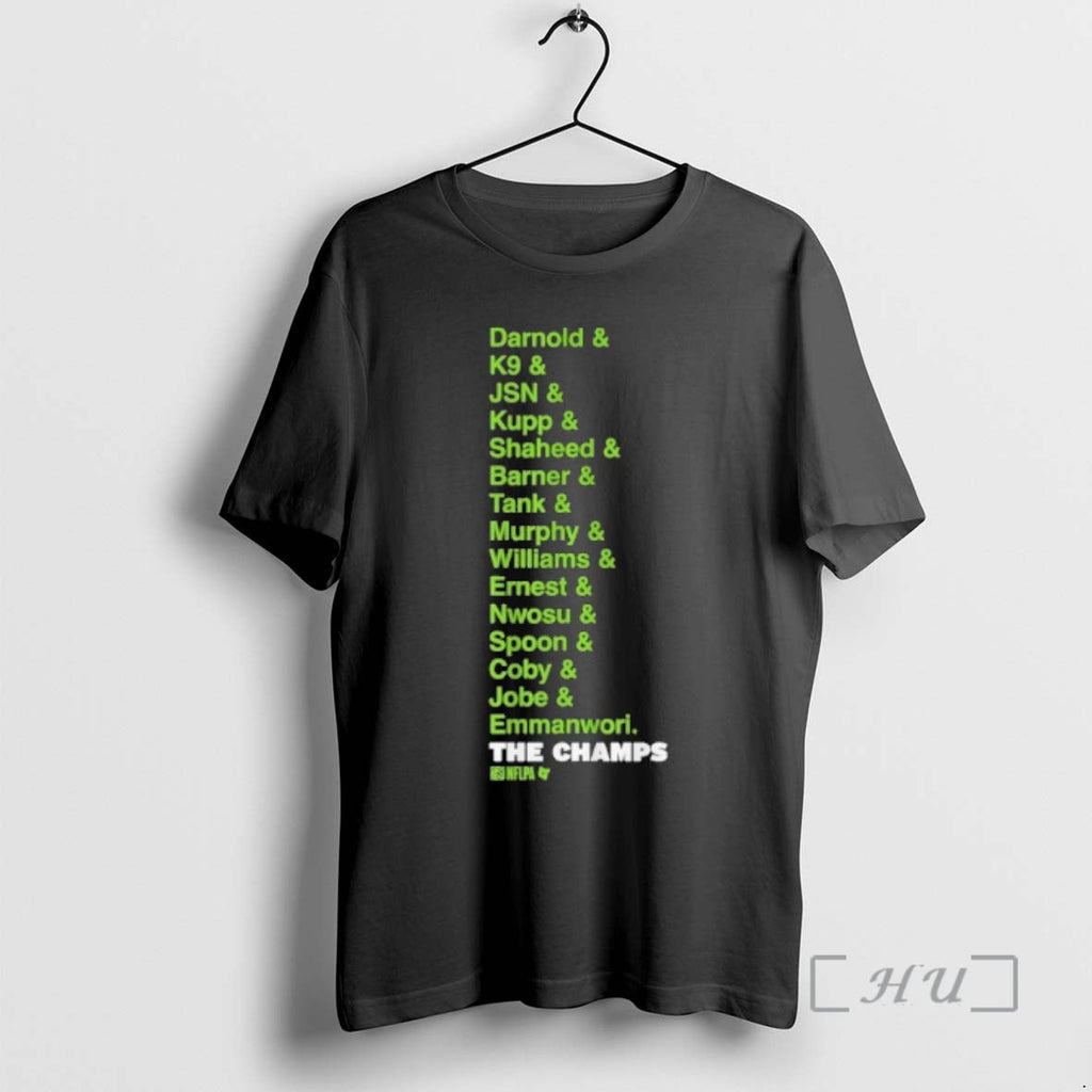 Officials Seattle Football World Champions List T-Shirts, Hoodie, Sweatshirt - T-Shirt, Sweatshirt, Hoodie