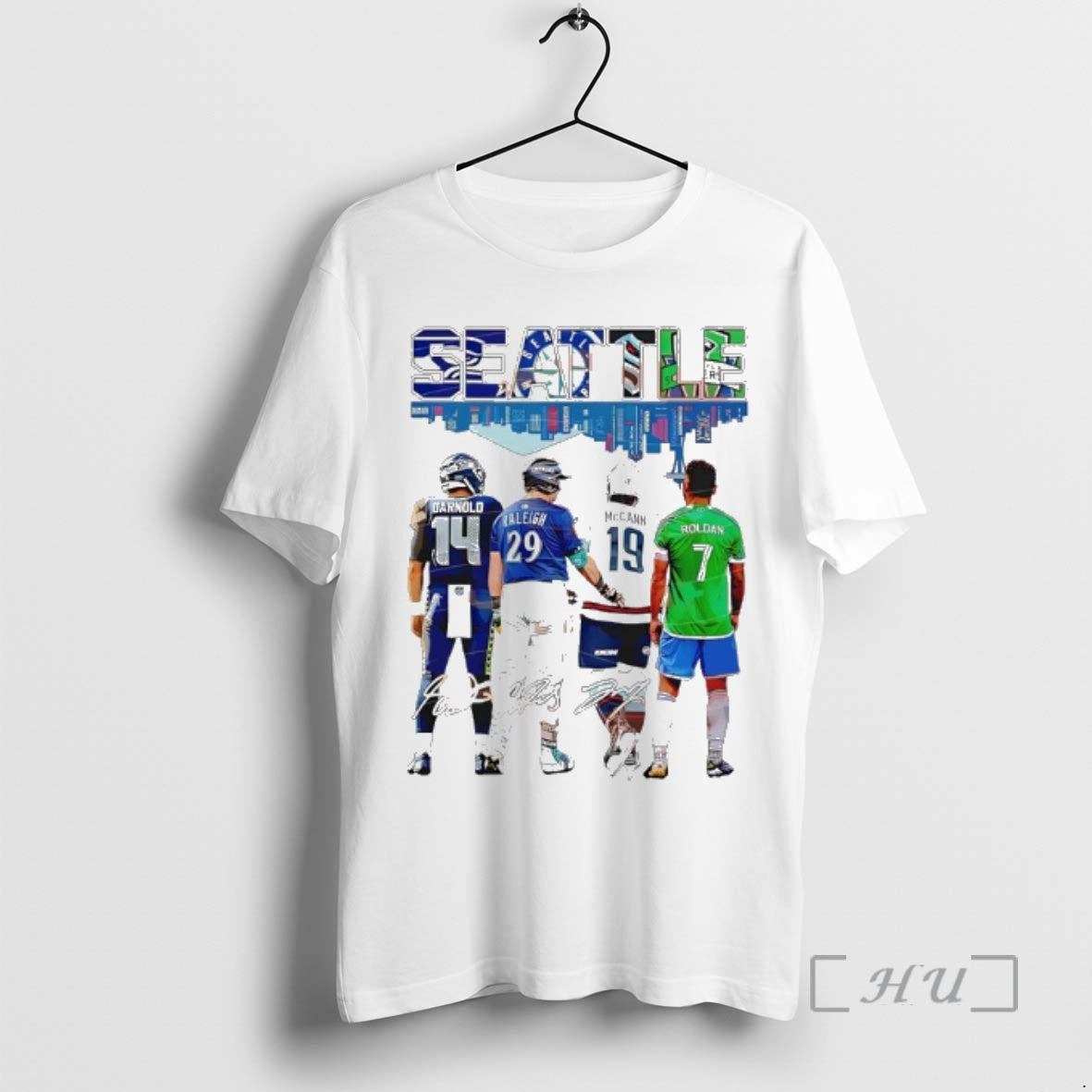 Officials Seattle Legends Sports Mix Roldan City Skyline Signatures T-Shirts, Hoodie, Sweatshirt - T-Shirt, Sweatshirt, Hoodie