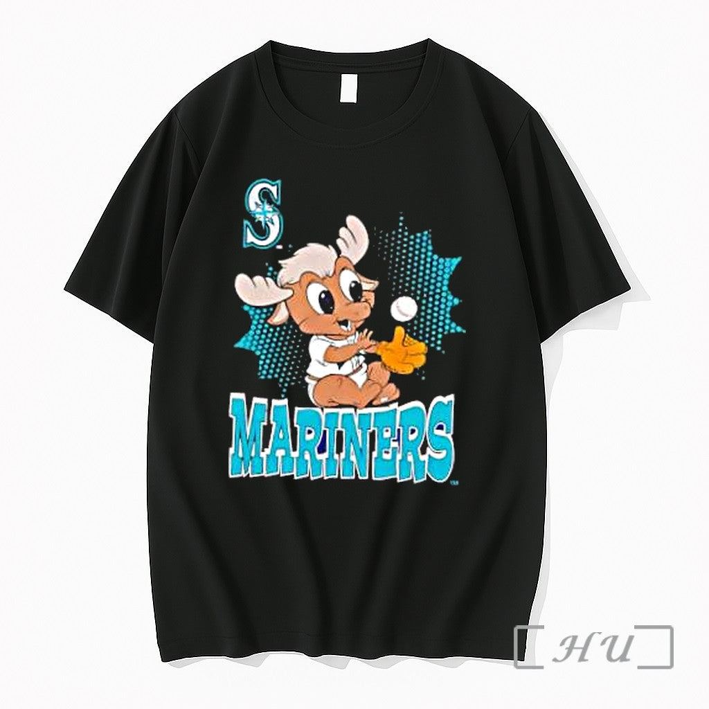 Officials Seattle Mariners Mlb Baby Mariner Moose Unisex T-shirt, Sweatshirt, Hoodie, Long Sleeve Tee - T-Shirt, Sweatshirt, Hoodie