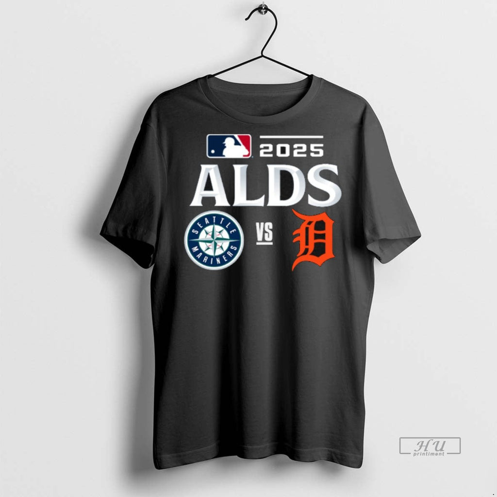 Officials Seattle Mariners Vs Detroit Tigers 2025 Mlb Alds Matchup Shirt Sweater Unisex T-shirt, Sweatshirt, Hoodie, Long Sleeve Tee - T-Shirt, Sweatshirt, Hoodie