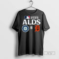 Officials Seattle Mariners Vs Detroit Tigers 2025 Mlb Alds Matchup T Shirt Unisex T-shirt, Sweatshirt, Hoodie, Long Sleeve Tee - T-Shirt, Sweatshirt, Hoodie