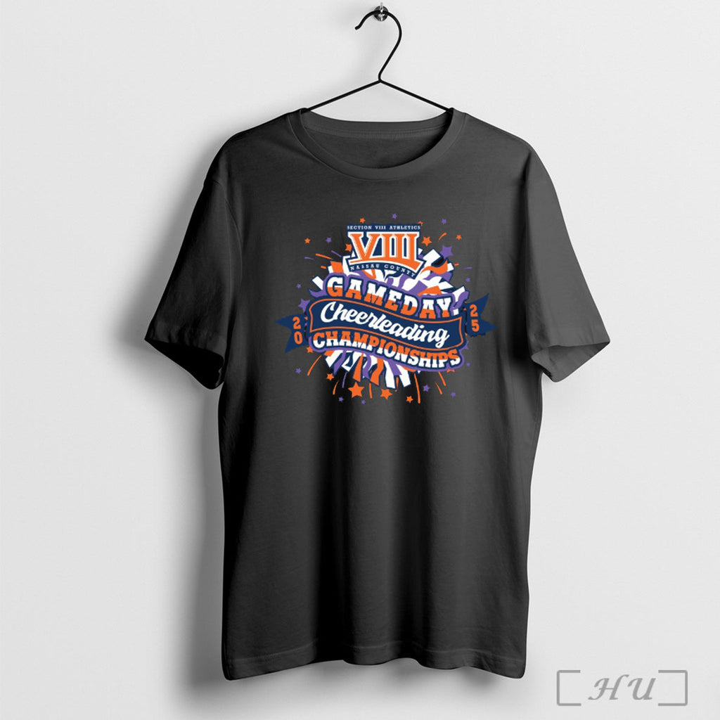 Officials Section Viii Athletics Nassau County Game Day Cheerleading Championships 2025 T Shirt - T-Shirt, Sweatshirt, Hoodie