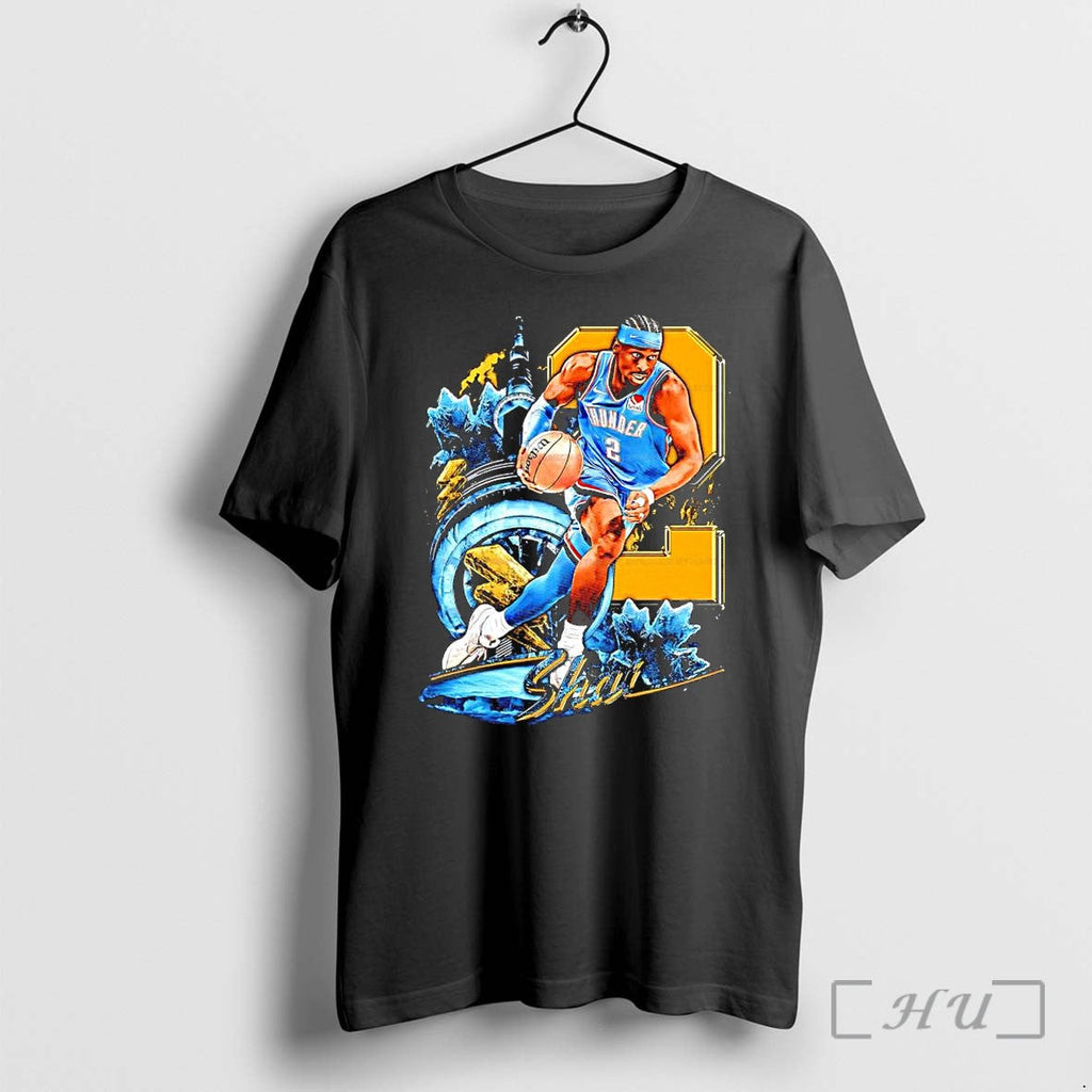Officials Shai Gilgeous Alexander Oklahoma City Thunder Nba Mvp Number 2 Retro Premium T Shirts - T-Shirt, Sweatshirt, Hoodie