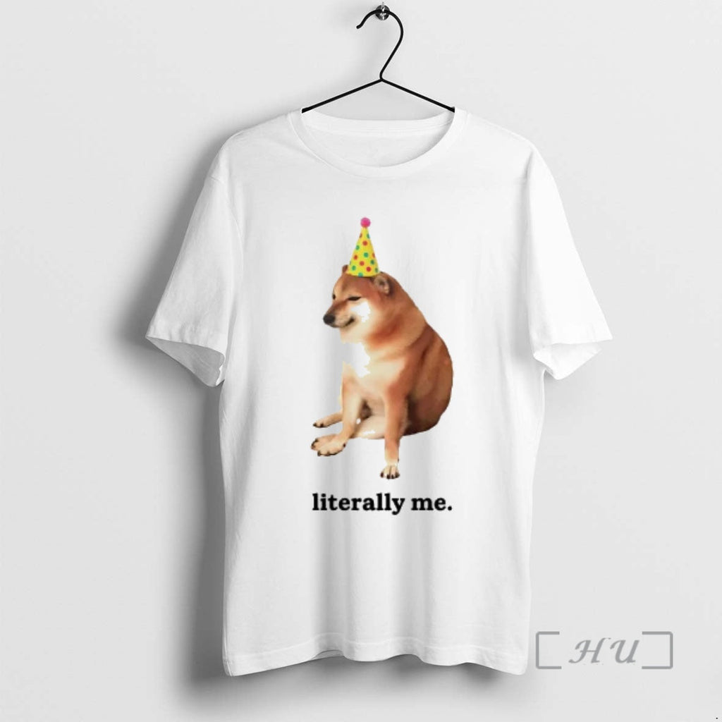 Officials Shiba Inu Meme Literally Me T-Shirts, Hoodie, Sweatshirt - T-Shirt, Sweatshirt, Hoodie