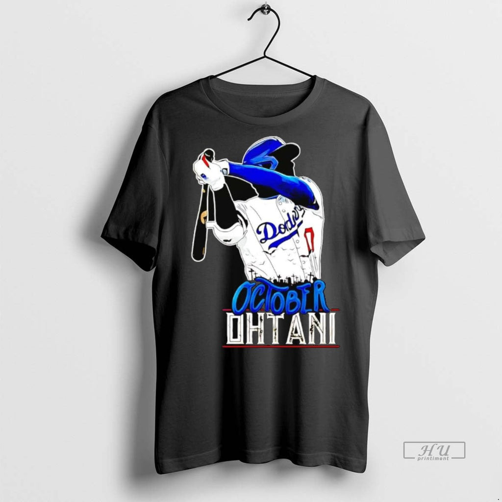 Officials Shohei Ohtani Batting Dodgers October Ohtani Shirt Sweater Unisex T-shirt, Sweatshirt, Hoodie, Long Sleeve Tee - T-Shirt, Sweatshirt, Hoodie