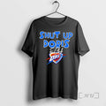Officials Shut Up Doris Fan Club Oklahoma City Thunder Basketball Logo 2026 Premium T Shirts - T-Shirt, Sweatshirt, Hoodie