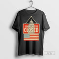 Officials Shutdown Survivor 2025 Government Shutdown The White House Usa Flag T Shirt Unisex T-shirt, Sweatshirt, Hoodie, Long Sleeve Tee - T-Shirt, Sweatshirt, Hoodie