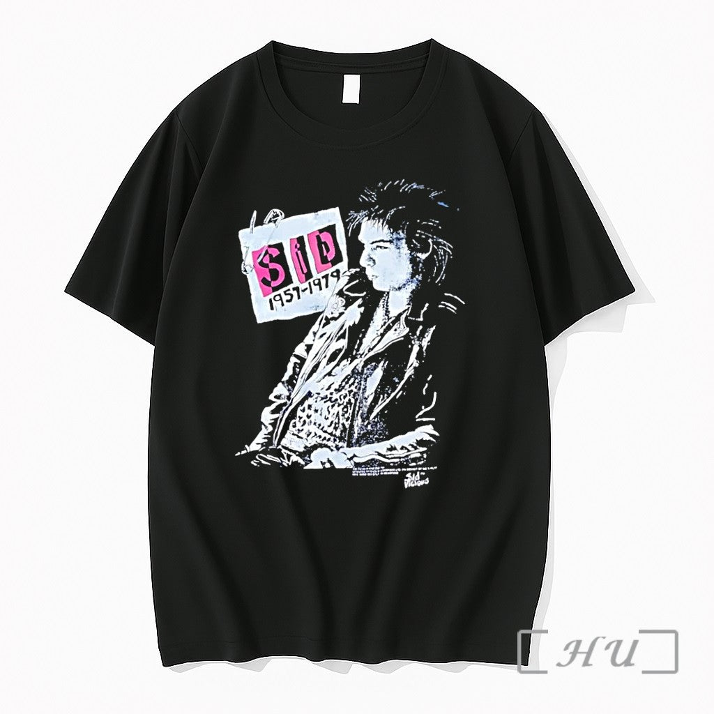 Officials Sid Vicious Sid 1957 1979 Safety Pin Tribute Black Unisex T-shirt, Sweatshirt, Hoodie, Long Sleeve Tee - T-Shirt, Sweatshirt, Hoodie