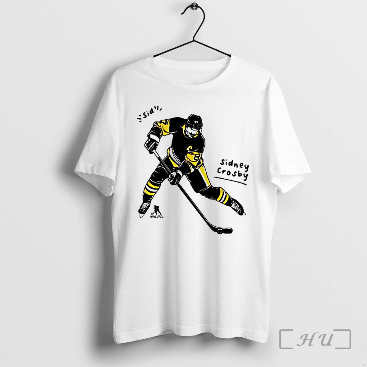 Officials Sidney Crosby Pittsburgh Penguins Hockey Sid 87 Player Illustration Unisex T-shirt, Sweatshirt, Hoodie, Long Sleeve Tee - T-Shirt, Sweatshirt, Hoodie
