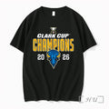 Officials Sioux Falls Stampede 2026 Clark Cup Champions 1 Unisex T-shirt, Sweatshirt, Hoodie, Long Sleeve Tee - T-Shirt, Sweatshirt, Hoodie