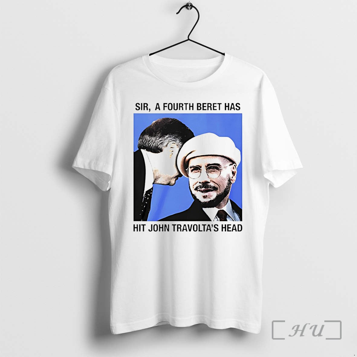 Officials Sir A Fourth Beret Has Hit John Travoltas Head Vintage Premium T Shirts Sweater Unisex T-shirt, Sweatshirt, Hoodie, Long Sleeve Tee - T-Shirt, Sweatshirt, Hoodie