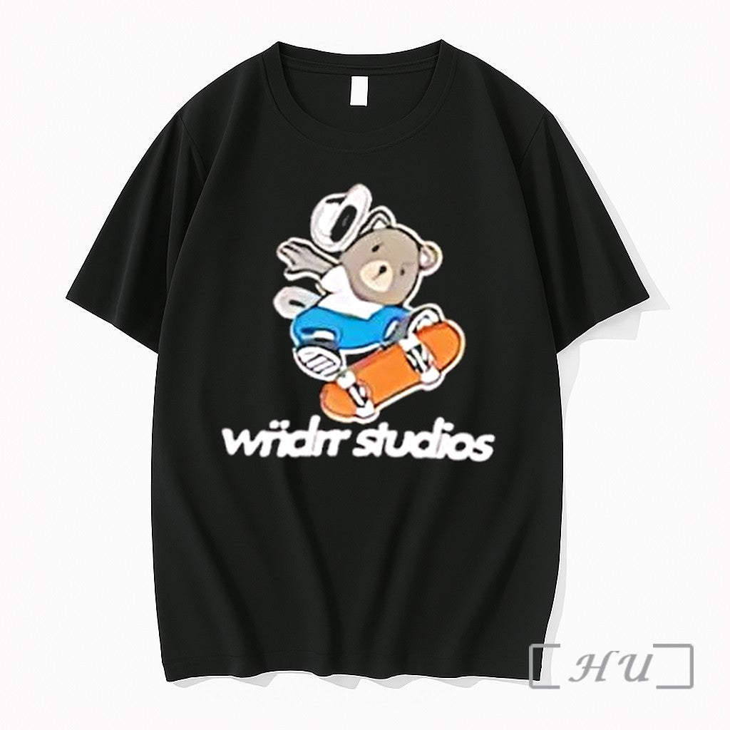 Officials Skateboard Bear Cowboy Wriidrr Studios Black Unisex T-shirt, Sweatshirt, Hoodie, Long Sleeve Tee - T-Shirt, Sweatshirt, Hoodie