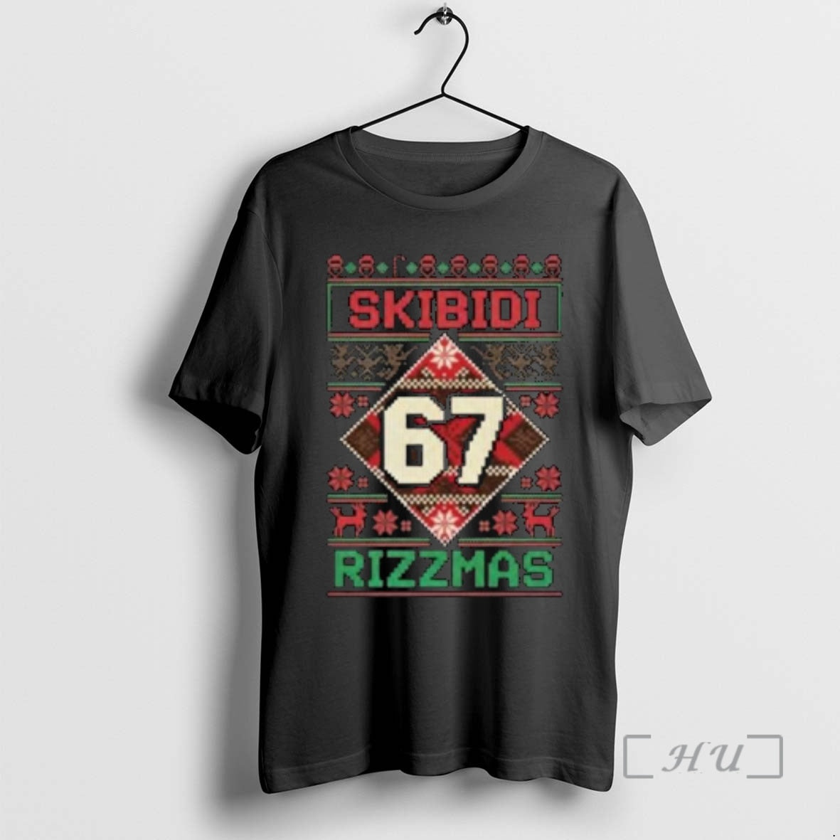 Officials Skibidi Six Seven Rizzmas Funny 2025 Circle Black T-Shirts, Hoodie, Sweatshirt - T-Shirt, Sweatshirt, Hoodie