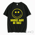 Officials Smiling Face Boobies Make Me Smile Unisex T-shirt, Sweatshirt, Hoodie, Long Sleeve Tee - T-Shirt, Sweatshirt, Hoodie