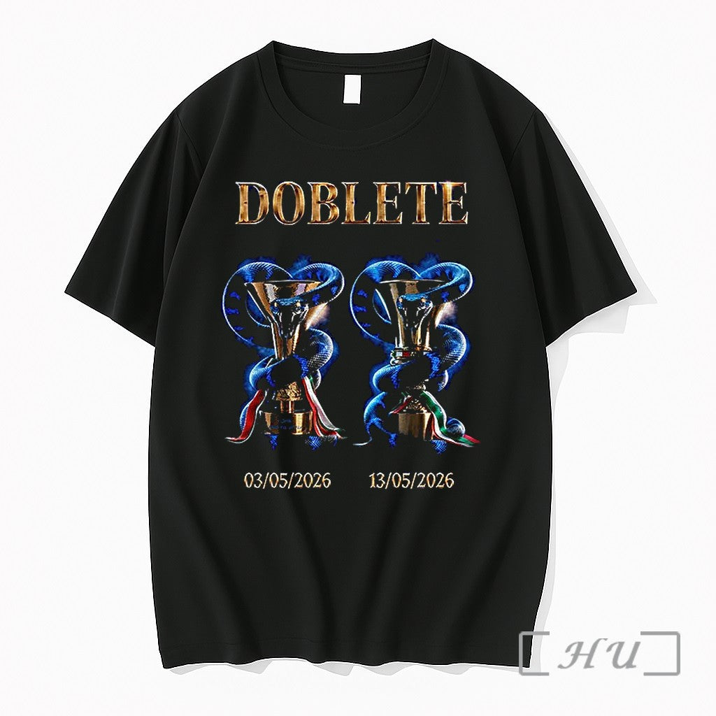 Officials Snake And Cup Inter Milan Fc Doblete Winner Champions 03052026 13052026 Premium T Shirts - T-Shirt, Sweatshirt, Hoodie