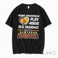 Officials Some Grandmas Play Housie Real Grandmas Watch Hawthorn Hawks Unisex T-shirt, Sweatshirt, Hoodie, Long Sleeve Tee - T-Shirt, Sweatshirt, Hoodie