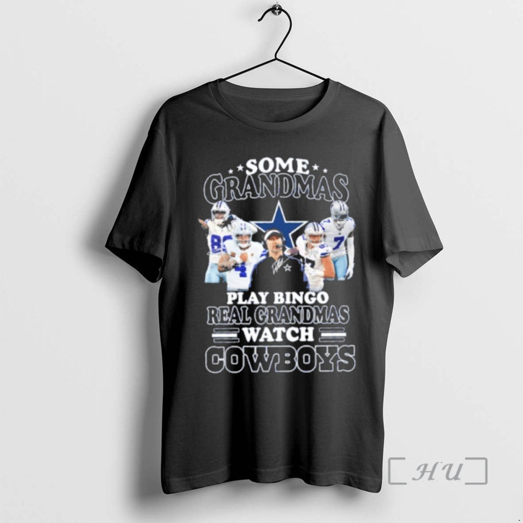 Officials Some Grandmas Team Player Play Bingo Real Grandmas Watch Cowboys T-Shirts, Hoodie, Sweatshirt - T-Shirt, Sweatshirt, Hoodie