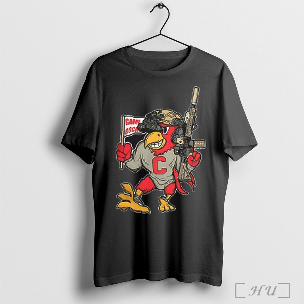 Officials South Carolina Gamecocks The Cocks Military Rifle Night Vision College Football Mascot - T-Shirt, Sweatshirt, Hoodie
