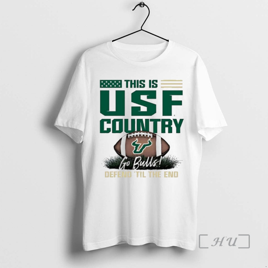 Officials South Florida Bulls This Is Usf Country Defend Til End T-Shirts, Hoodie, Sweatshirt - T-Shirt, Sweatshirt, Hoodie