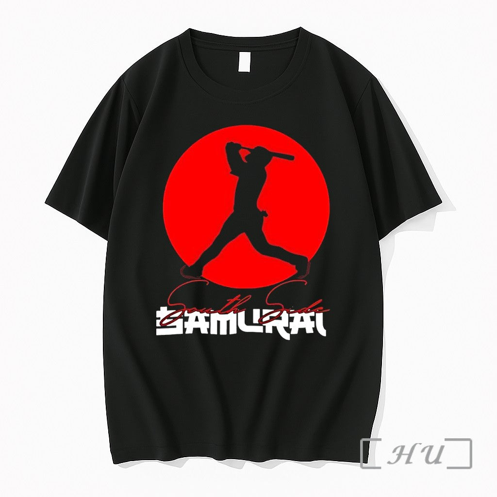Officials South Side Samurai Baseball Player Silhouette Unisex T-shirt, Sweatshirt, Hoodie, Long Sleeve Tee - T-Shirt, Sweatshirt, Hoodie