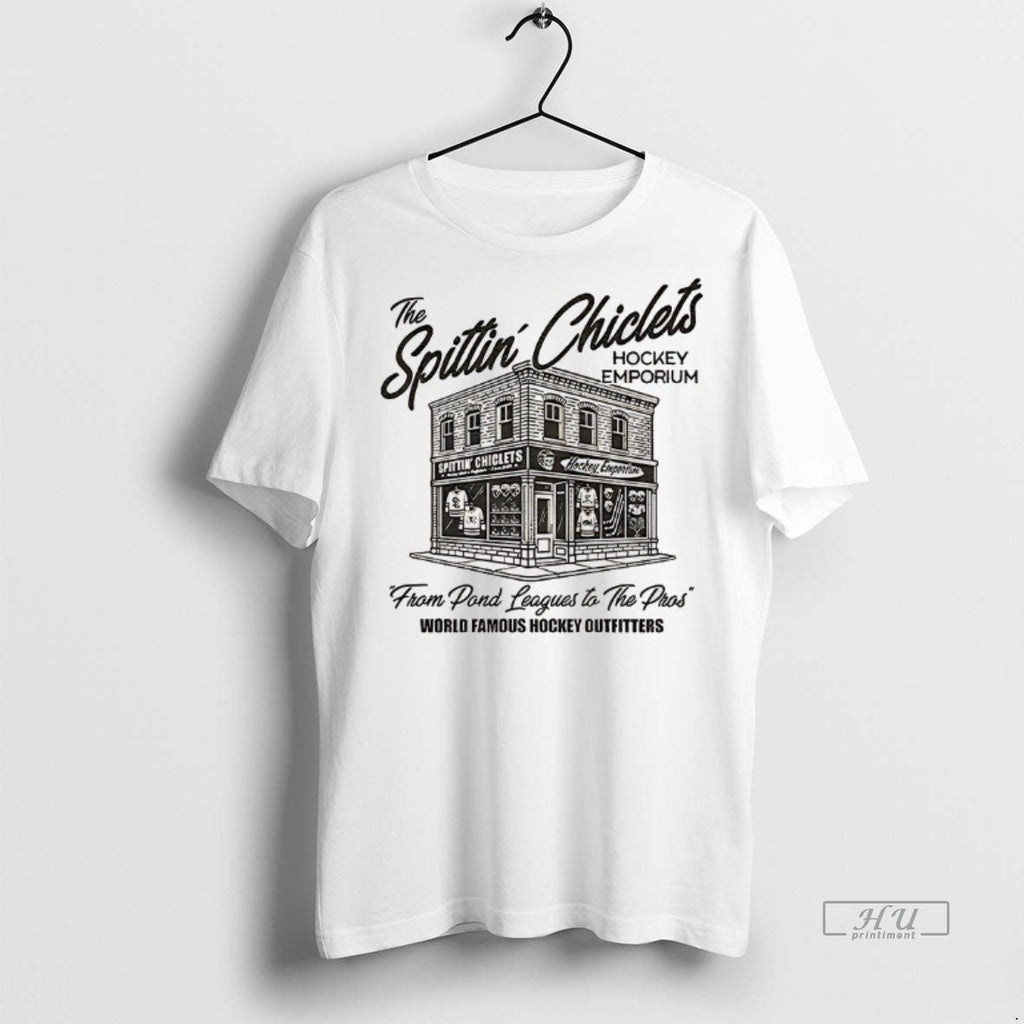 Officials Spittin Chiclets Hockey Emporium From Pond Leagues To The Pros Shirt Sweater Unisex T-shirt, Sweatshirt, Hoodie, Long Sleeve Tee - T-Shirt, Sweatshirt, Hoodie