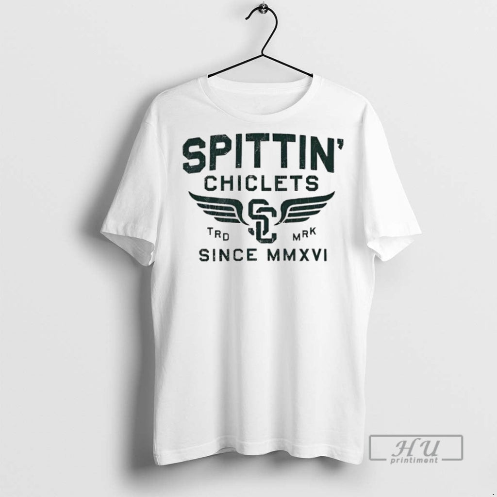 Officials Spittin Chiclets Hockey Wings Since Mmxvi T Shirt Unisex T-shirt, Sweatshirt, Hoodie, Long Sleeve Tee - T-Shirt, Sweatshirt, Hoodie