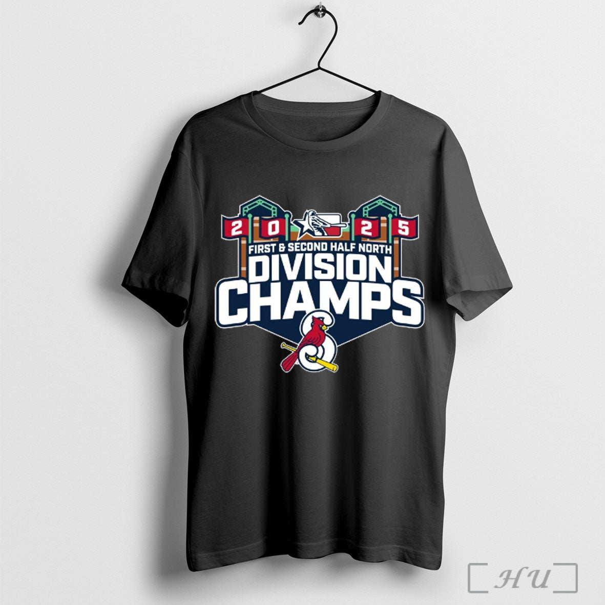 Officials Springfield Cardinals 2025 First Second Half North Division Championship Texas League Logo - T-Shirt, Sweatshirt, Hoodie