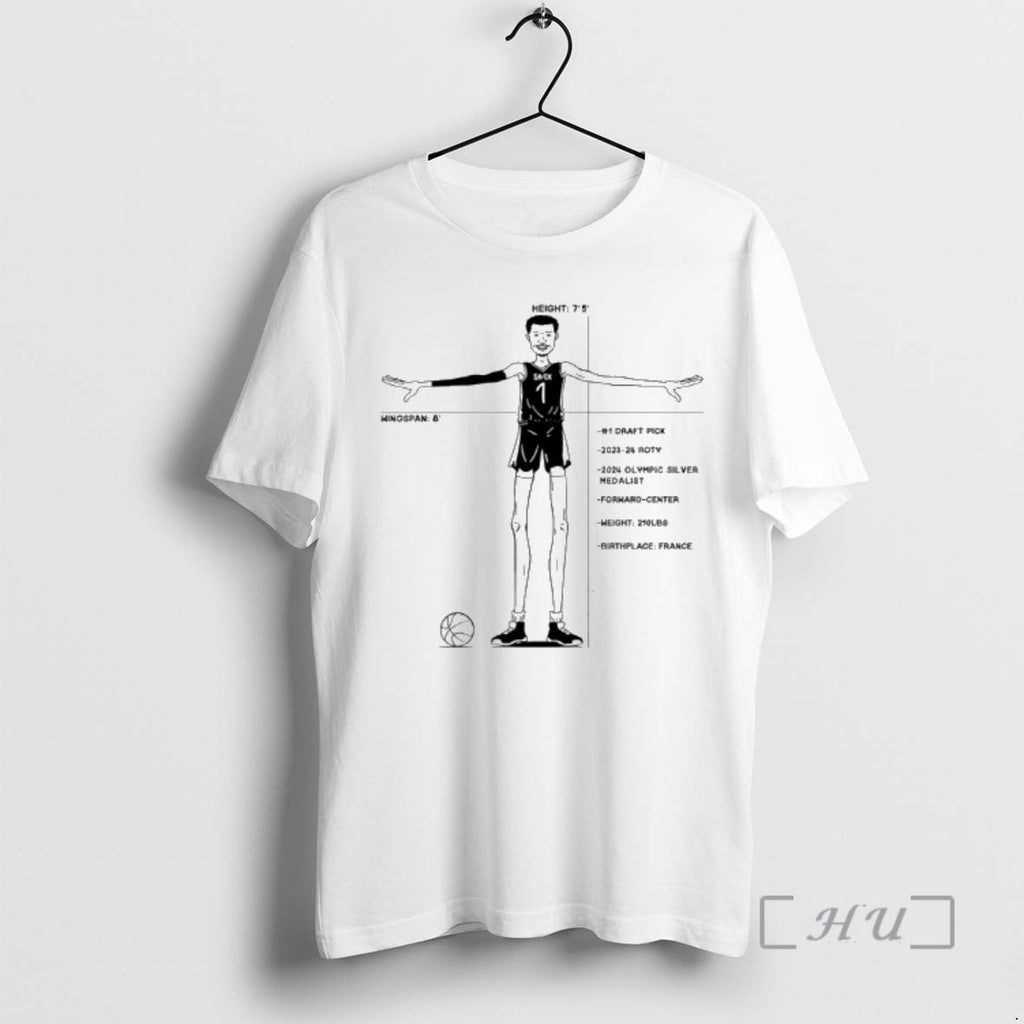 Officials Spurs Victor Wembanyama 1 Draft Pick 2023 24 Roty Caricature Premium T Shirts Sweater - T-Shirt, Sweatshirt, Hoodie