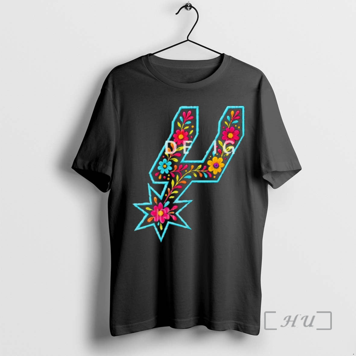 Officials Spurs Logo Floral San Antonio Spurs Basketball Nba 2026 Unisex T-shirt, Sweatshirt, Hoodie, Long Sleeve Tee - T-Shirt, Sweatshirt, Hoodie