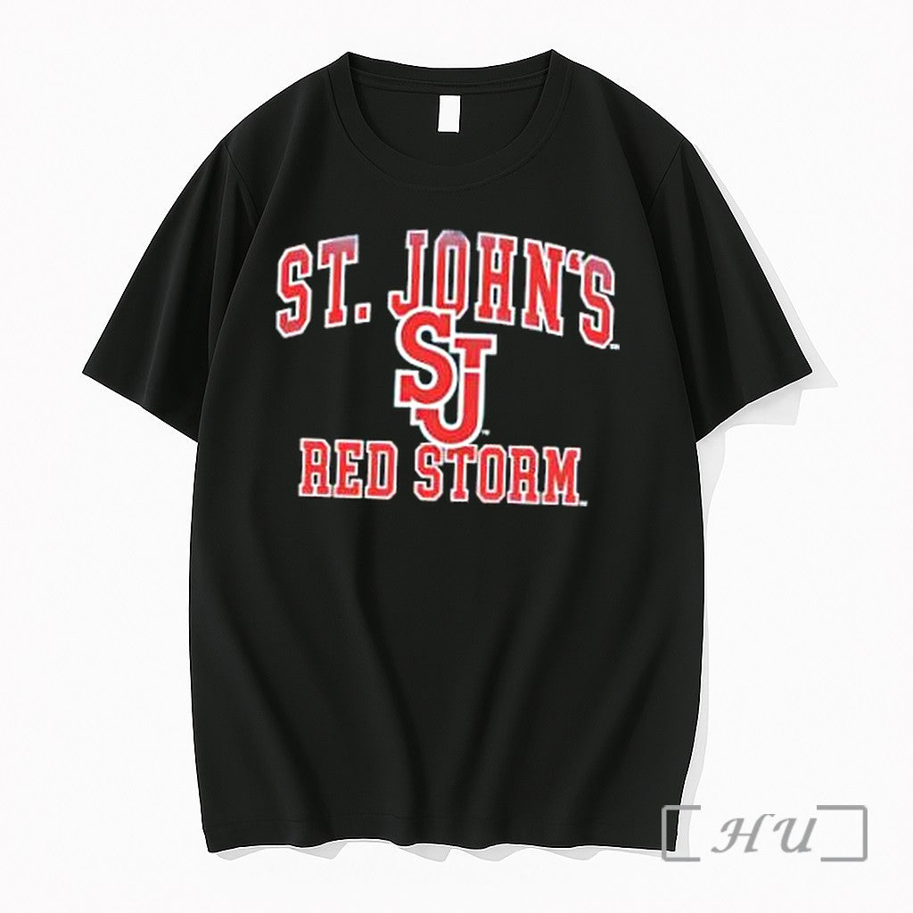 Officials St Johns Red Storm Sj Logo Distressed Unisex T-shirt, Sweatshirt, Hoodie, Long Sleeve Tee - T-Shirt, Sweatshirt, Hoodie