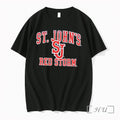 Officials St Johns Red Storm Sj Logo Distressed Unisex T-shirt, Sweatshirt, Hoodie, Long Sleeve Tee - T-Shirt, Sweatshirt, Hoodie