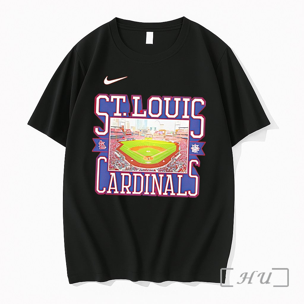 Officials St Louis Cardinals Stadium Logo Local Tee Unisex T-shirt, Sweatshirt, Hoodie, Long Sleeve Tee - T-Shirt, Sweatshirt, Hoodie