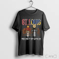 Officials St Louis Sports Cardinals X Blues Mascots Halloween You Cant Sit With Us Shirtsweater - T-Shirt, Sweatshirt, Hoodie