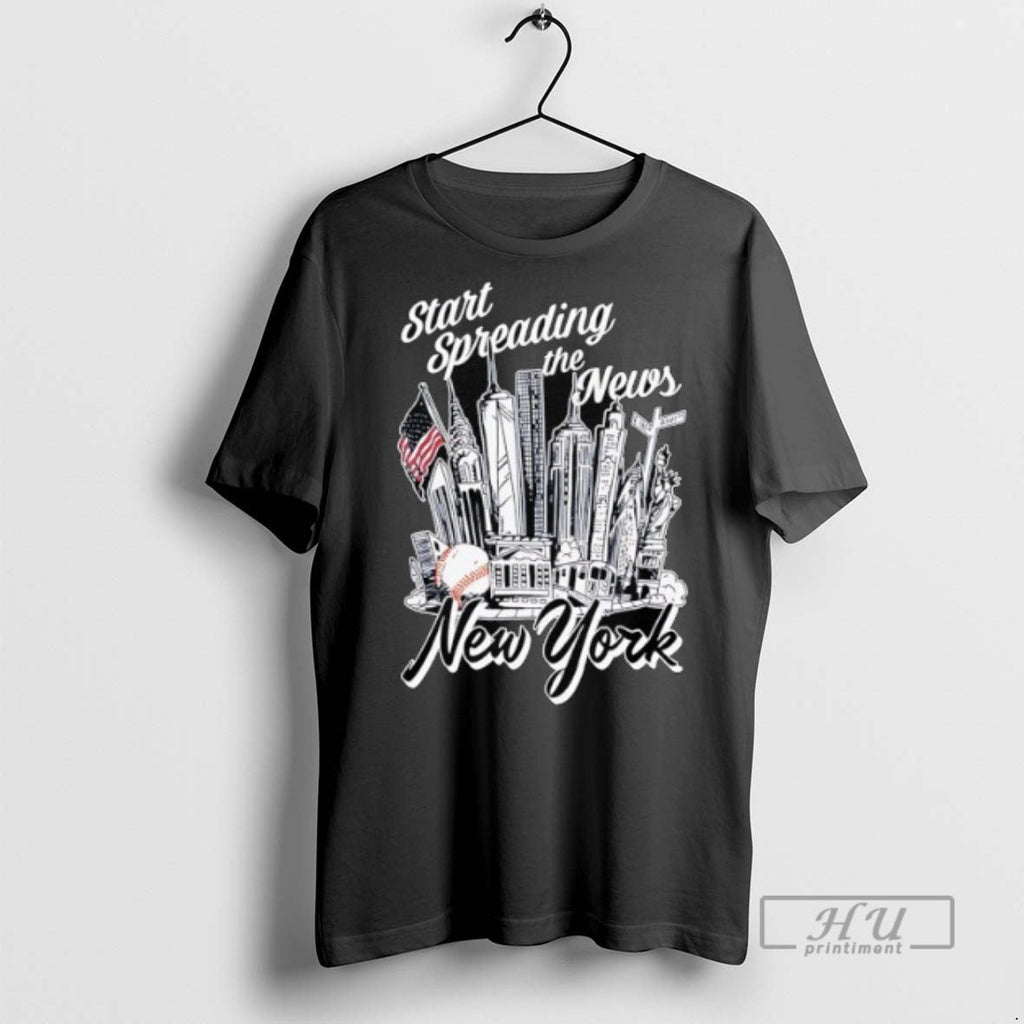 Officials Start Spreading The News New York City X New York Yankees T Shirt Unisex T-shirt, Sweatshirt, Hoodie, Long Sleeve Tee - T-Shirt, Sweatshirt, Hoodie